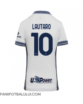 Inter Milan Lautaro Martinez #10 Tricou Fotbal Replică 2024-25 Femei Deplasare